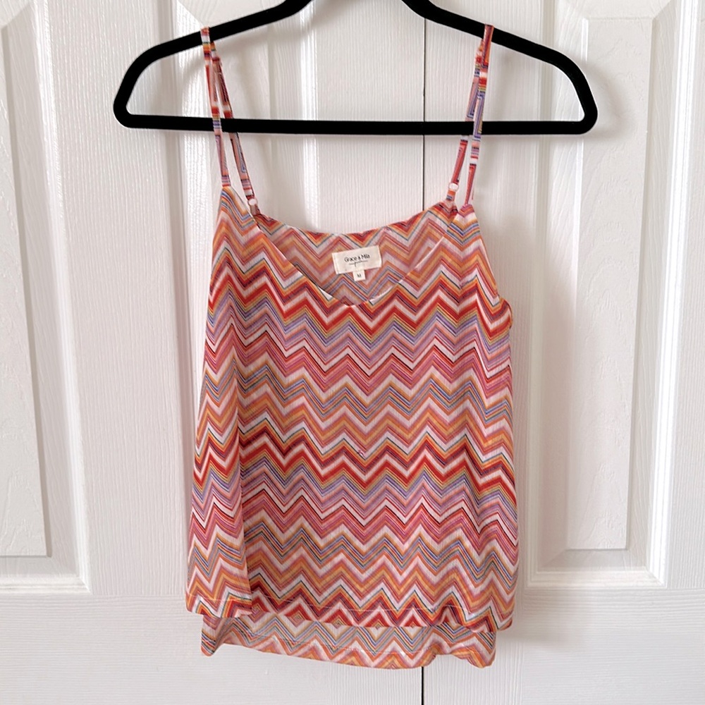Grace & Mila Camisole Chevron Print size Medium